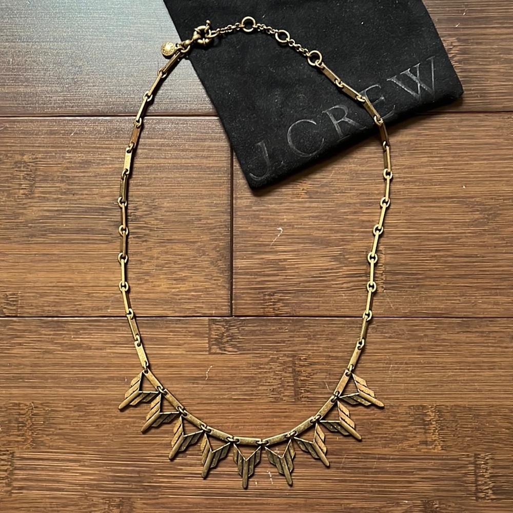 J Crew Art Deco style necklace